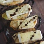 Pear and Brie Crostini with Thyme and Balsamic | Go Go Go Gourmet @gogogogourmet