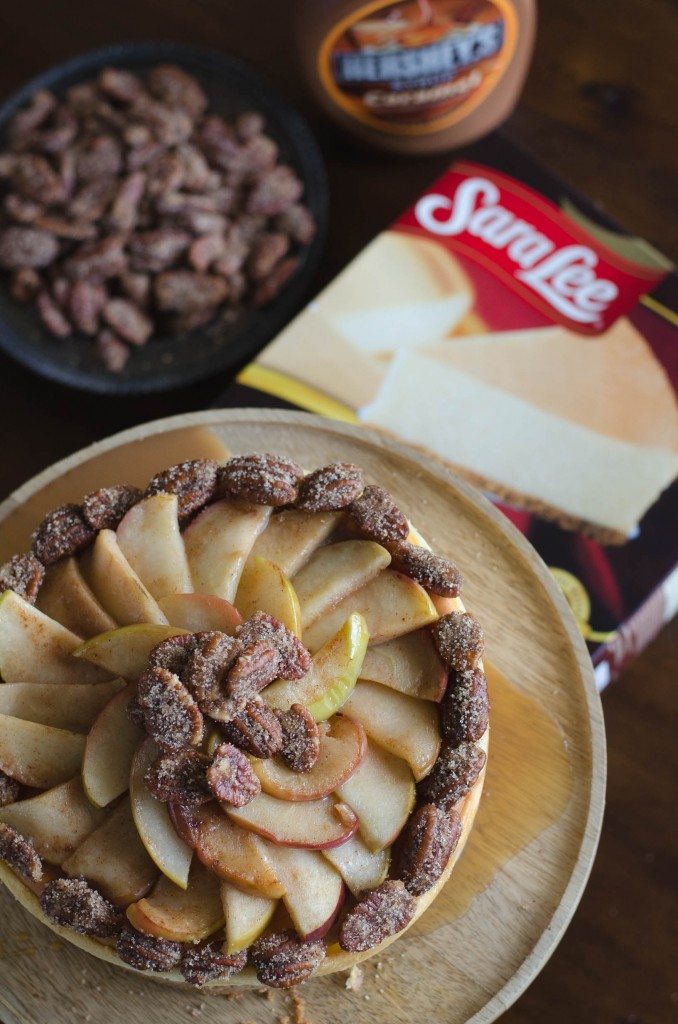 Caramel Apple Cheesecake | Go Go Go Gourmet @gogogogourmet