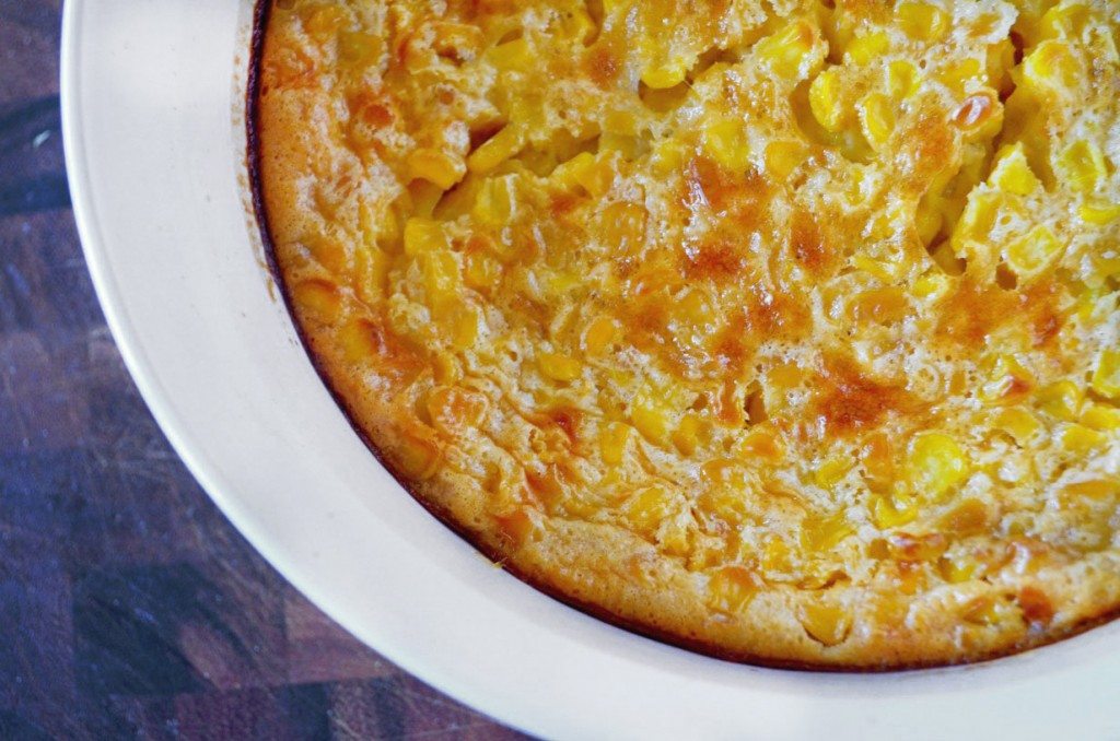 Corn Pudding Casserole | @gogogogourmet