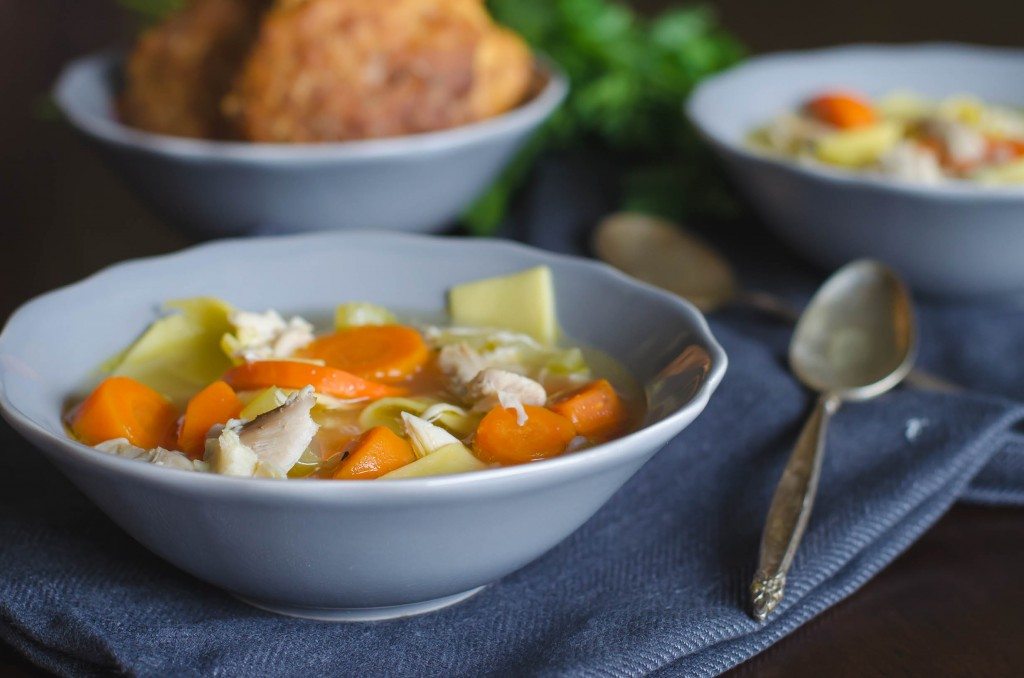 Homestyle Chicken Noodle Soup | Go Go Go Gourmet @gogogogourmet