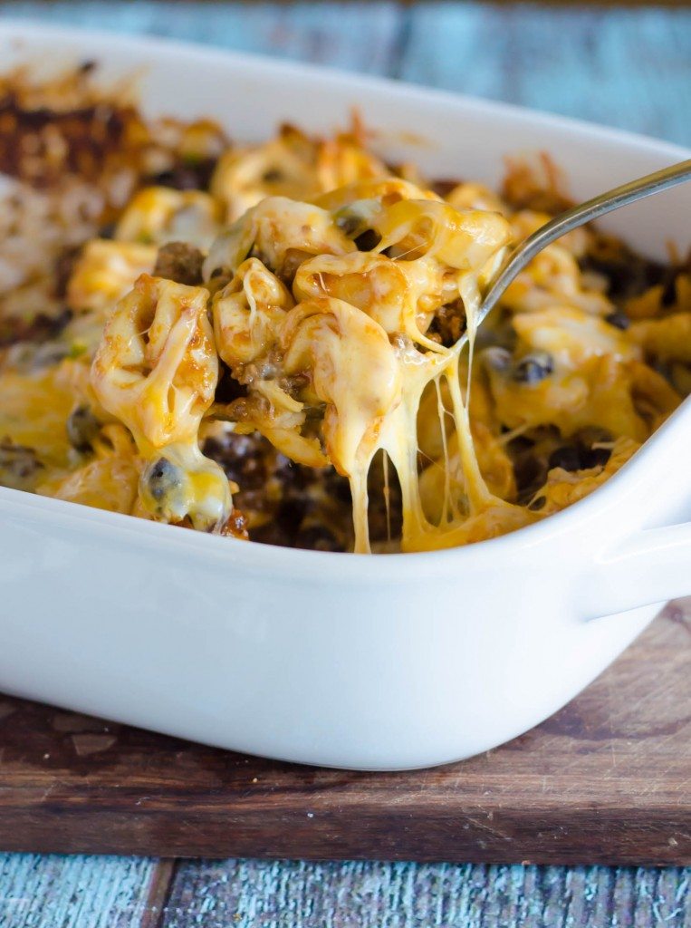 Cheesy Enchilada Mexican Pasta Bake | Go Go Go Gourmet @gogogogourmet