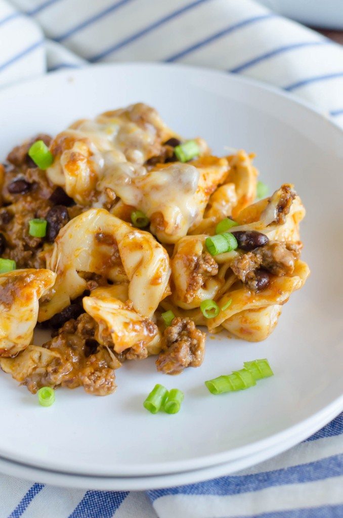 Cheesy Enchilada Mexican Pasta Bake | Go Go Go Gourmet @gogogogourmet