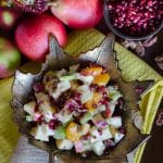 Fall Waldorf Salad- put those beautiful apples, pears and pomegranates to good use! | Go Go Go Gourmet @gogogogourmet