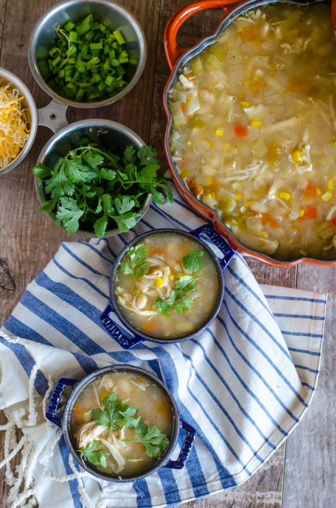 Slow Cooker White Chicken Chili | Go Go Go Gourmet @gogogogourmet