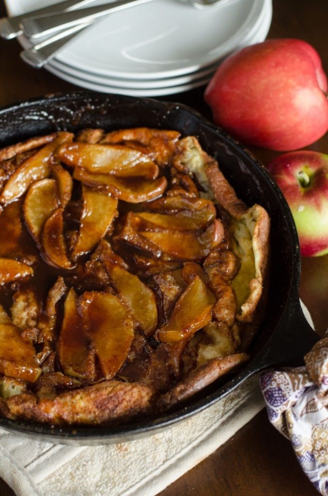 Oven Baked Apple Pancake | Go Go Go Gourmet @gogogogourmet