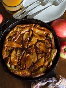 Oven Baked Apple Pancake | Go Go Go Gourmet @gogogogourmet