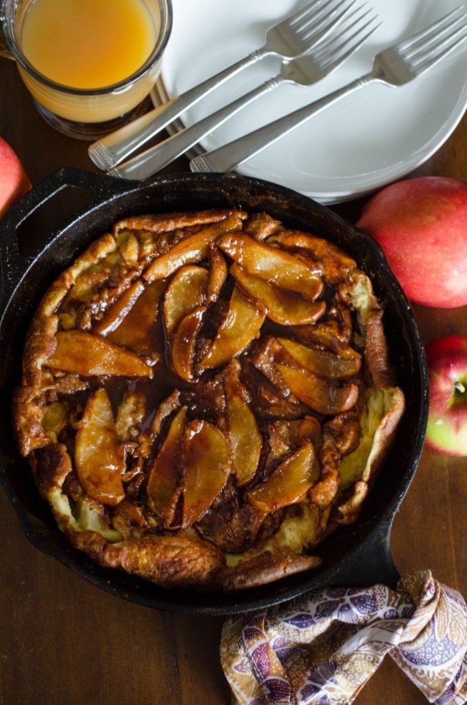 Oven Baked Apple Pancake | Go Go Go Gourmet @gogogogourmet