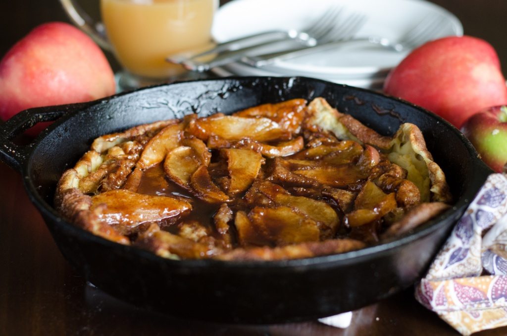 Oven Baked Apple Pancake | Go Go Go Gourmet @gogogogourmet