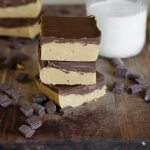 Four ingredients and five minutes are all that it takes to make these No Bake Peanut Butter Bars | Go Go Go Gourmet @gogogogourmet