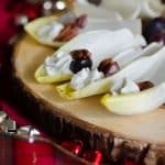 Endive with Blue Cheese Mousse- a beautiful and easy appetizer! | Go Go Go Gourmet @gogogogourmet