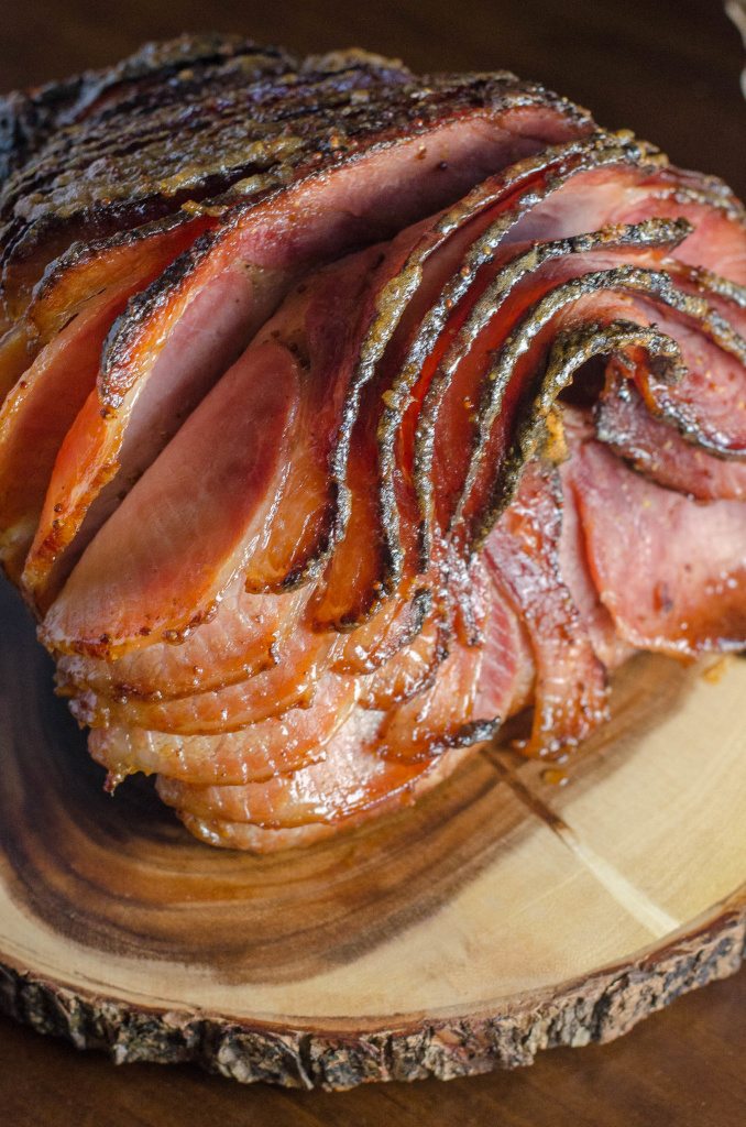 Brown Sugar Glazed Ham | @gogogogourmet