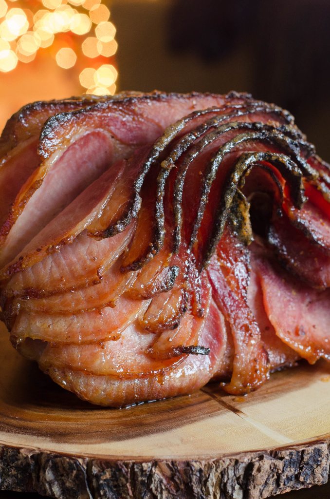 Brown Sugar Glazed Ham | @gogogogourmet