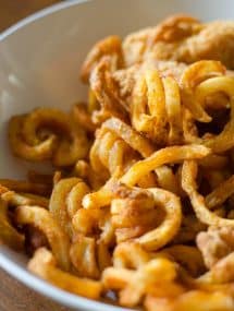 Crispy Curly Fries in the Philips AirFryer | Go Go Go Gourmet @gogogogourmet