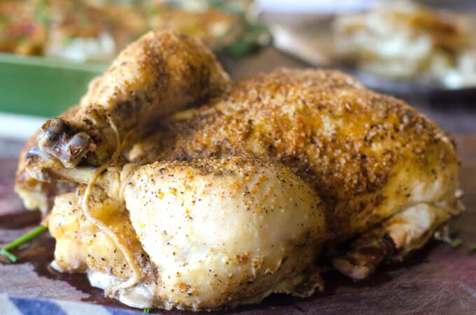 Crockpot Rotisserie Chicken | Go Go Go Gourmet @gogogogourmet