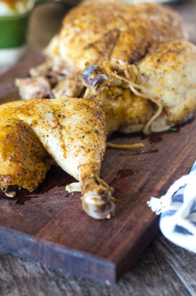 Crockpot Rotisserie Chicken | Go Go Go Gourmet @gogogogourmet