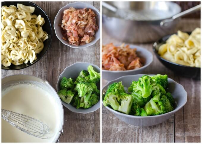 Copycat Olive Garden Alfredo Loaded Tortellini Alfredo Dinner | Go Go Go Gourmet @gogogogourmet