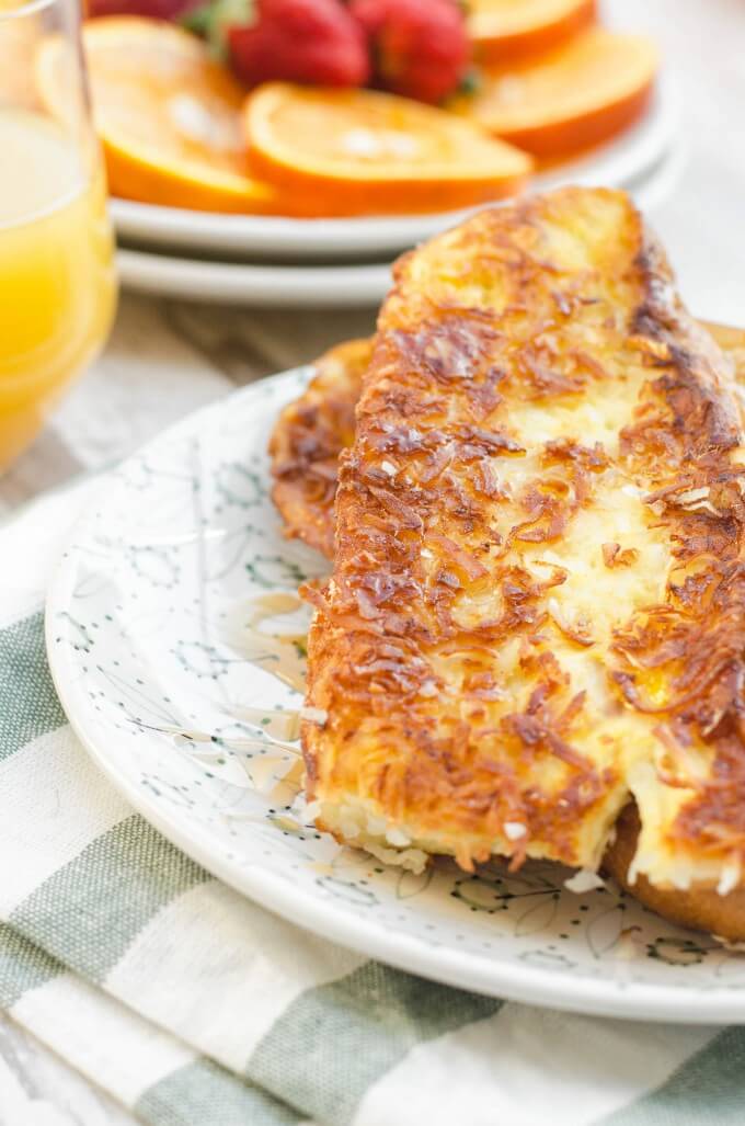 Hummingbird Tropical Coconut French Toast | Go Go Go Gourmet @gogogogourmet