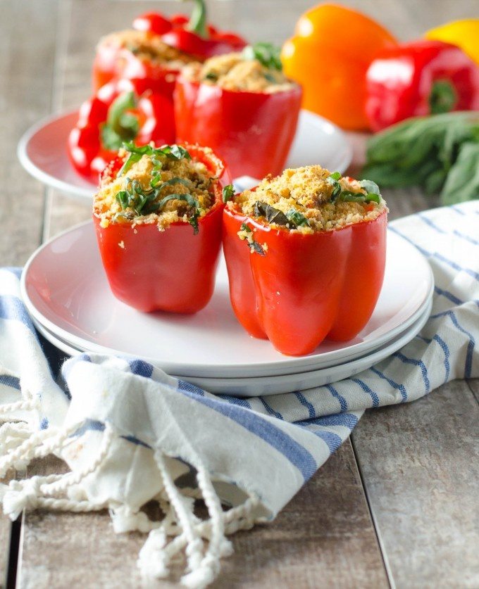 Couscous and Sausage Stuffed Peppers | Go Go Go Gourmet @gogogogourmet