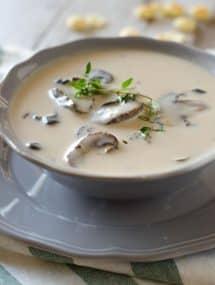 Smooth, creamy, velvety- and EASY! Cream of Mushroom Soup | Go Go Go Gourmet @gogogogourmet