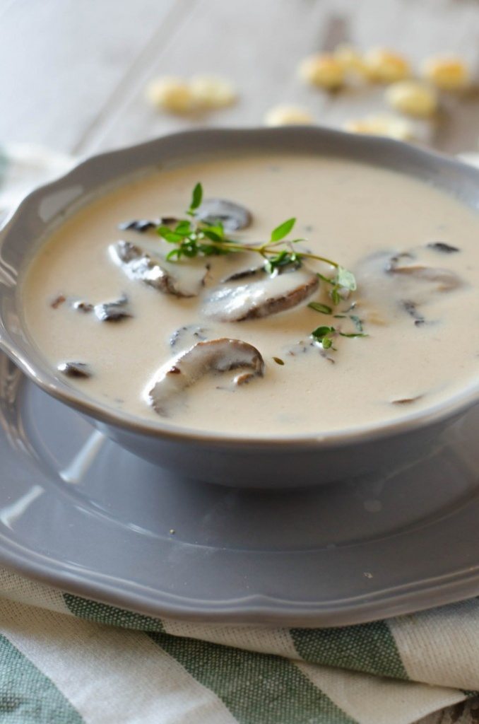 Cream of Mushroom Soup Go Go Go Gourmet