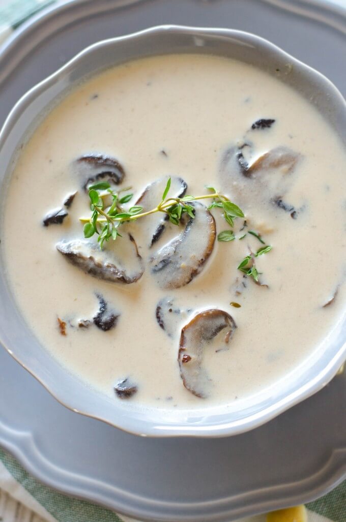 Cream of Mushroom Soup Go Go Go Gourmet