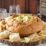 This amazing dip is packed with luscious chunks of lobster, only has 5 ingredients, and is made in the slow cooker. Perfect party dish! Lobster Dip | Go Go Go Gourmet @gogogogourmet