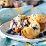 Blueberry Banana Muffins | Go Go Go Gourmet @gogogogourmet