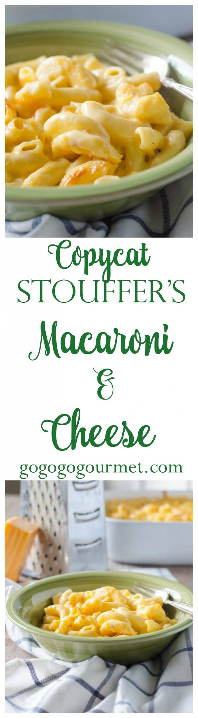 Copycat Stouffer's Mac and Cheese Go Go Go Gourmet