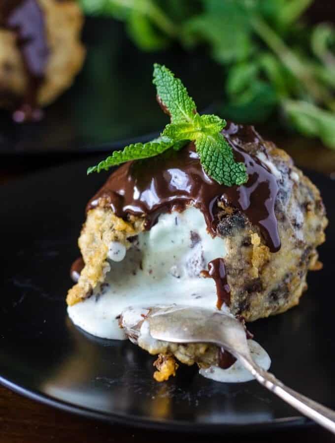 Fried Ice Cream Recipe with a but missing