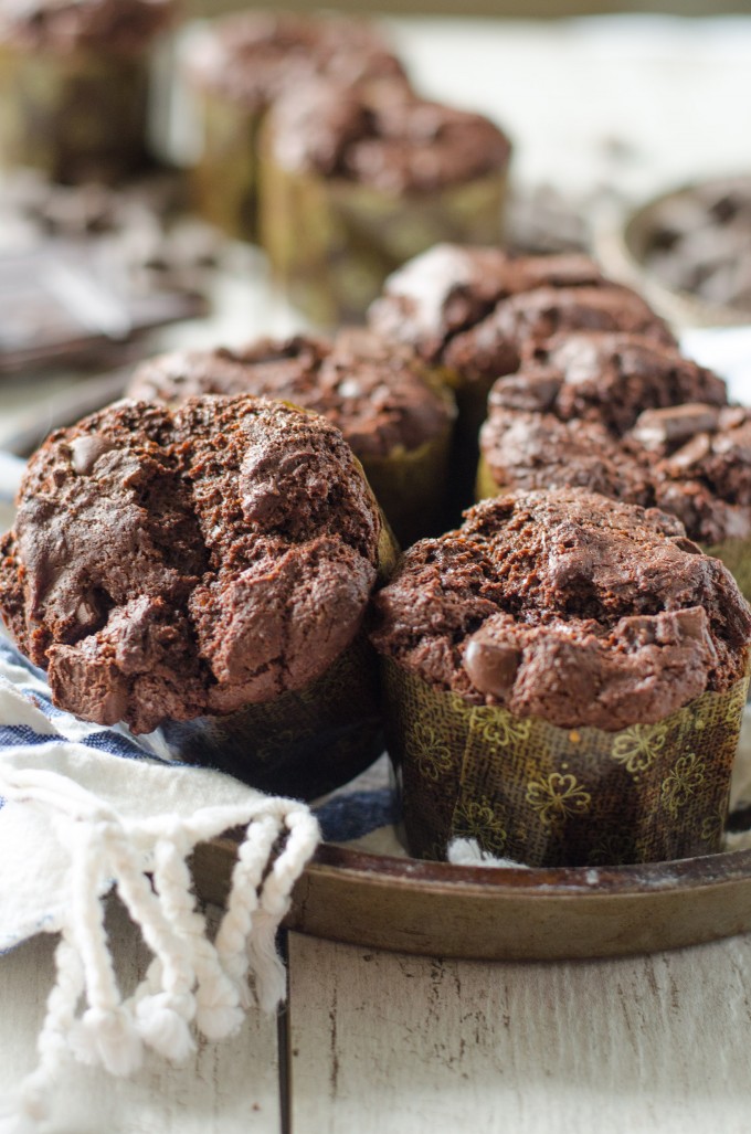 Nutella Triple Chocolate Muffins Go Go Go Gourmet