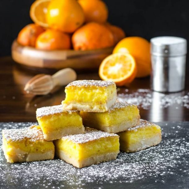 Orange Bars Go Go Go Gourmet