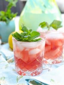 Passion Tea Spritzer (or Cocktail)- perfect for spring and summer! | Go Go Go Gourmet @gogogogourmet