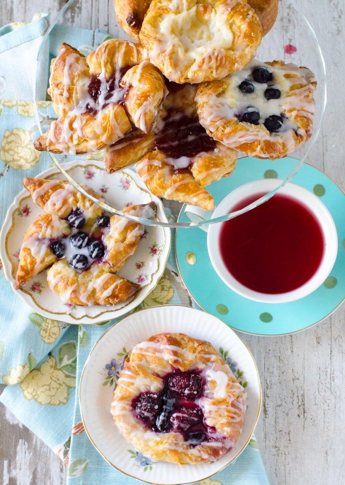 Flaky Danish Pastry using Croissant Dough | Go Go Go Gourmet @gogogogourmet