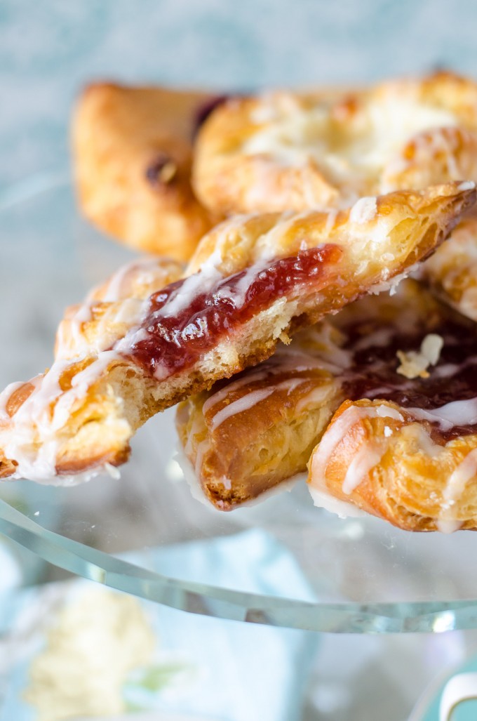 Flaky Danish Pastry using Croissant Dough | Go Go Go Gourmet @gogogogourmet