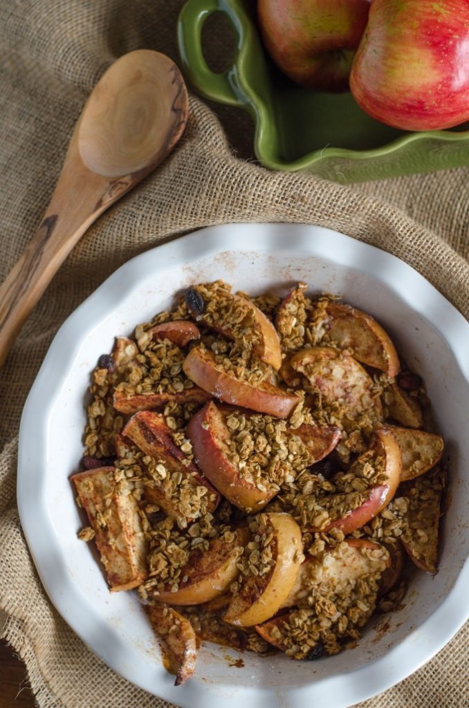 Oven Baked Apples with Granola Go Go Go Gourmet