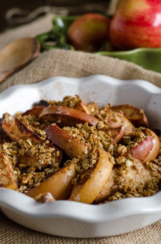 Oven Baked Apples with Granola Go Go Go Gourmet