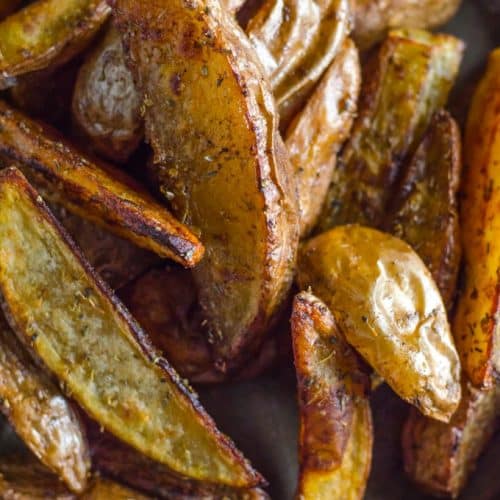 Seasoned Oven Baked Potato Wedges Go Go Go Gourmet