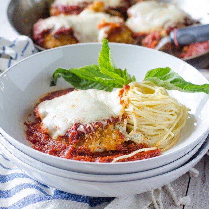 Stuffed Chicken Parmigiana | Go Go Go Gourmet @gogogogourmet