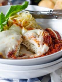 Stuffed Chicken Parmigiana | Go Go Go Gourmet @gogogogourmet