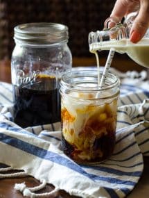 Cold Brew Coffee with Sweet Vanilla Cream | Go Go Go Gourmet @gogogogourmet