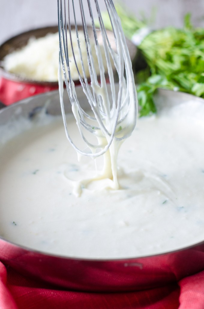 Four Cheese Sauce- perfect for pasta! | Go Go Go Gourmet @gogogogourmet