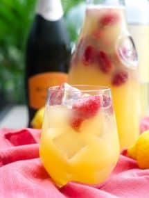 Champagne Limoncello Sangria | Go Go Go Gourmet @gogogogourmet