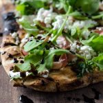 Grilled Flatbread with Prosciutto, Arugula, Goat Cheese & Balsamic | Go Go Go Gourmet @gogogogourmet