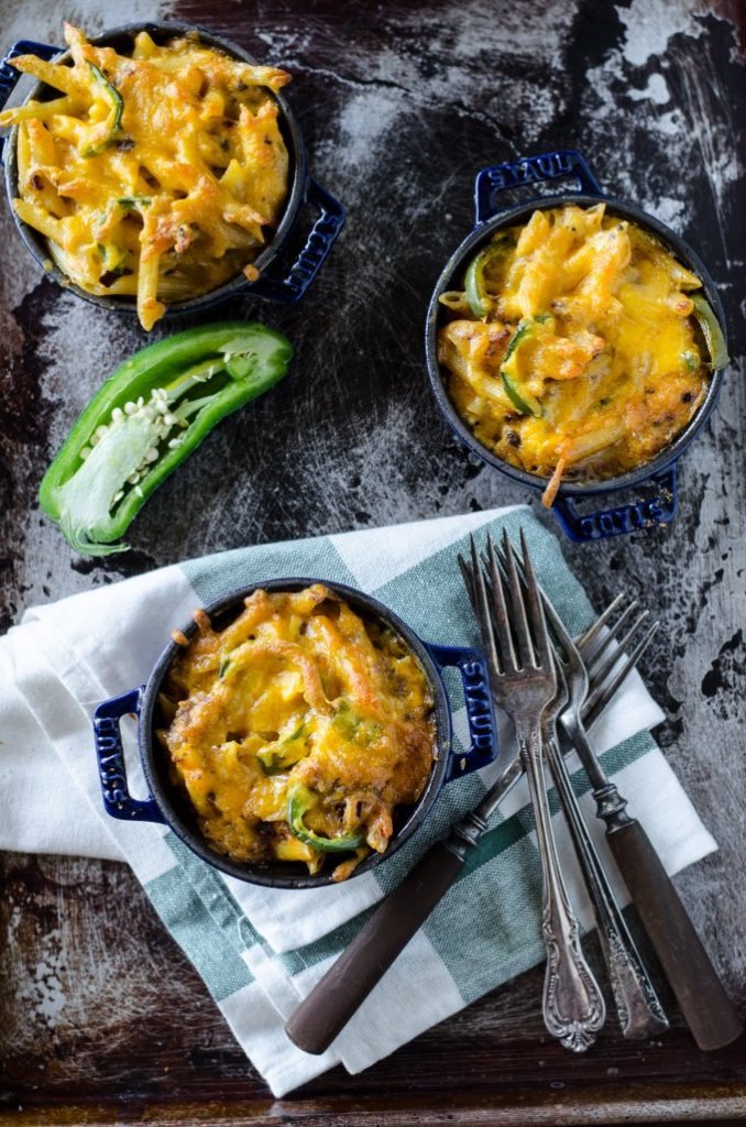 EASY Chorizo Mac and Cheese with Spicy Sausage and Jalapenos!