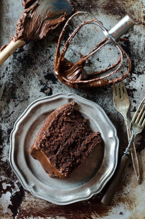 Dark chocolate fudge frosting go go go gourmet