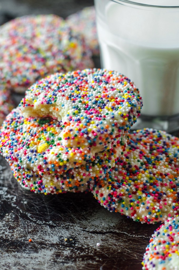 Sprinkle Cookies Recipe - Soft Cookies with Sprinkles