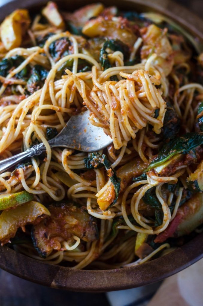 Summer Vegetable Marinara Go Go Go Gourmet