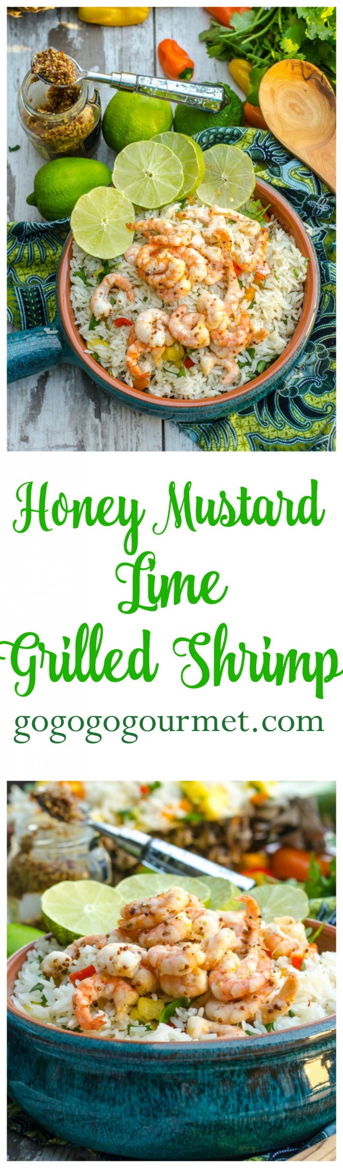 Honey Mustard Lime Grilled Shrimp Go Go Go Gourmet