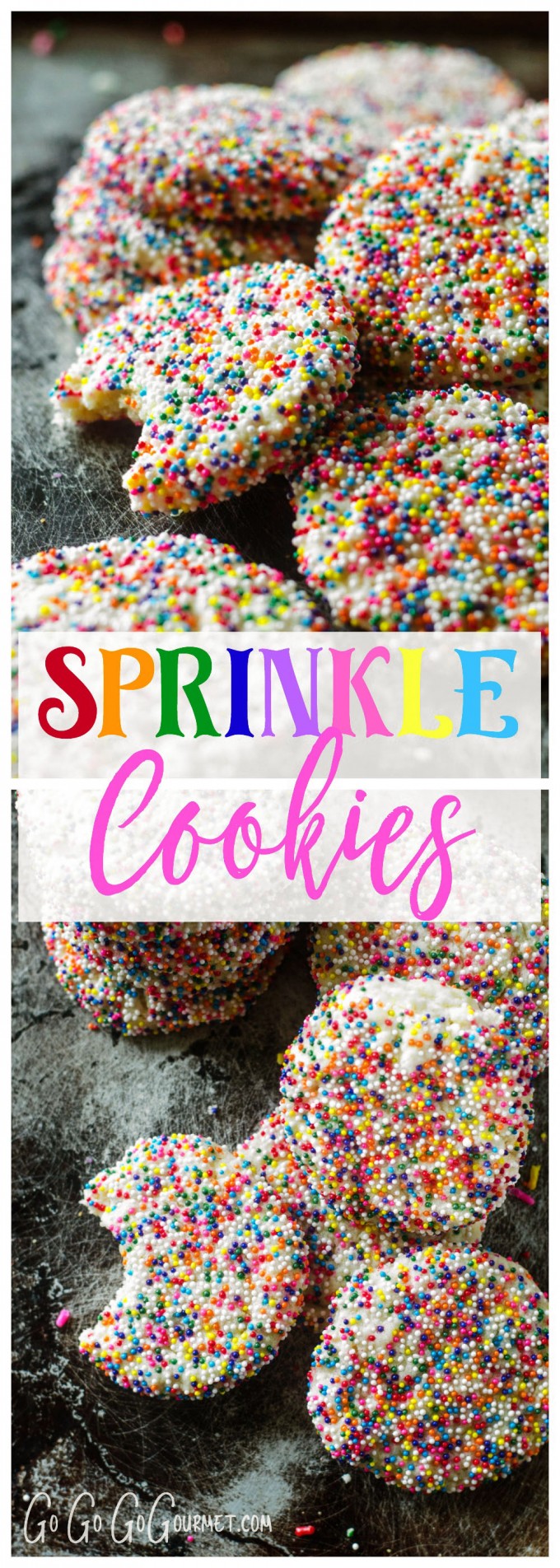 You can never have too many sprinkles! | Sprinkle Cookies