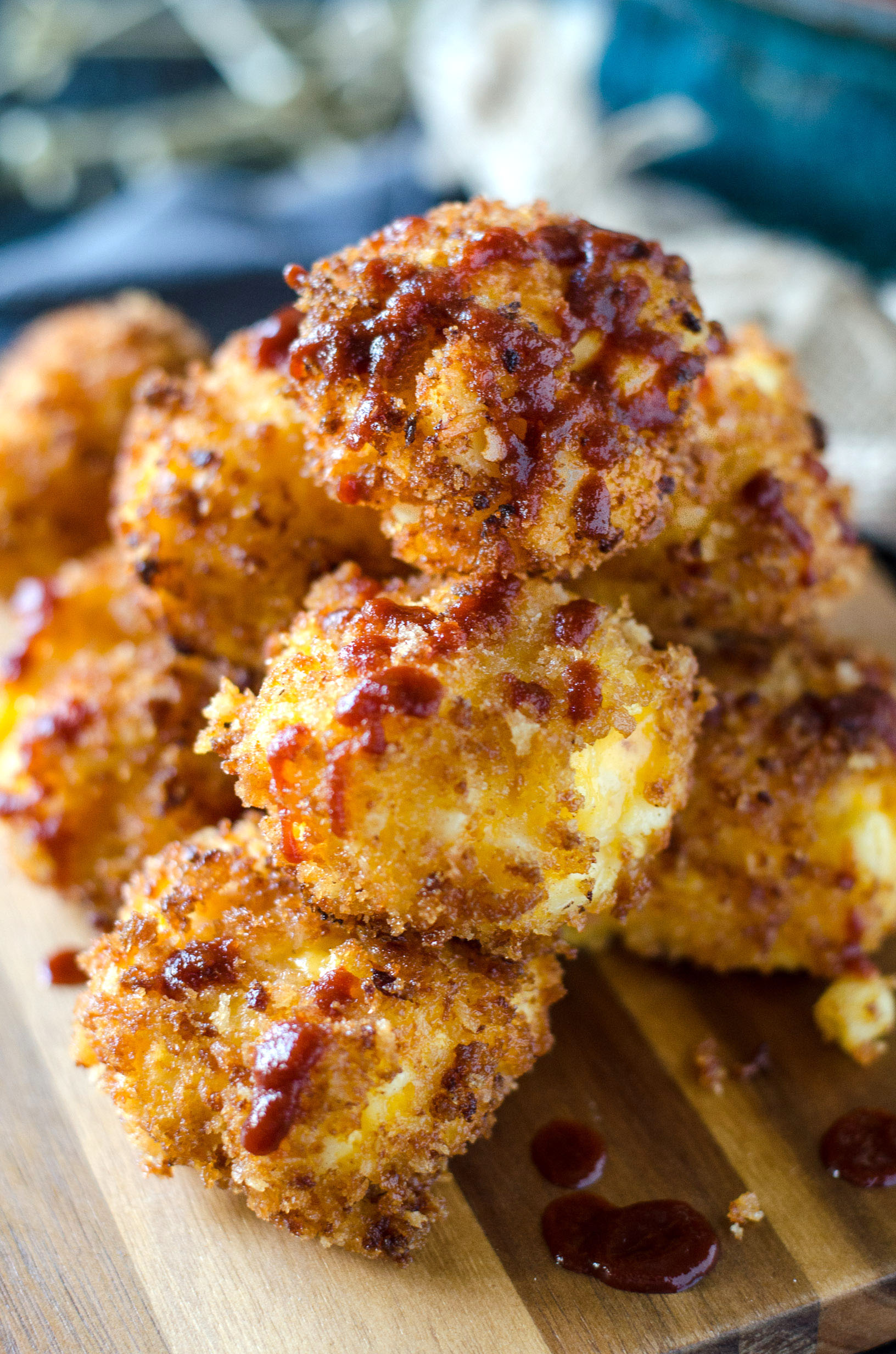 Sriracha Fried Mac and Cheese Balls | Go Go Go Gourmet @gogogogourmet